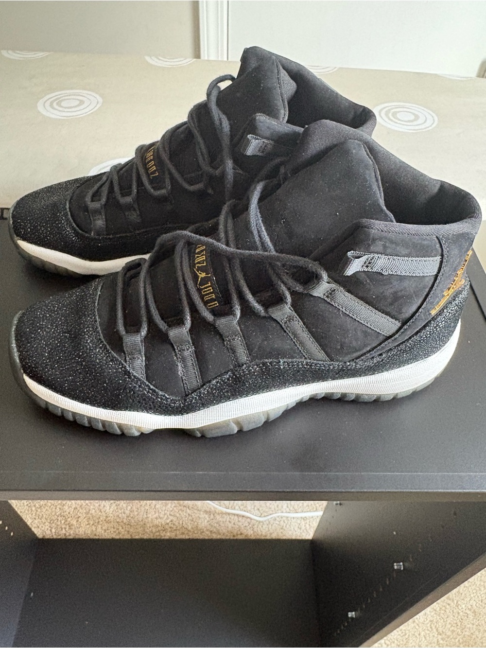 Retro black Jordan 11s
